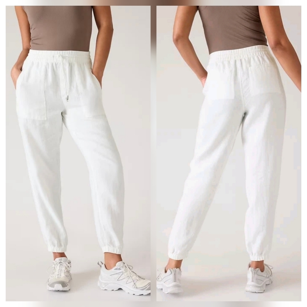 Athleta Retreat Linen‎ Pant Joggers